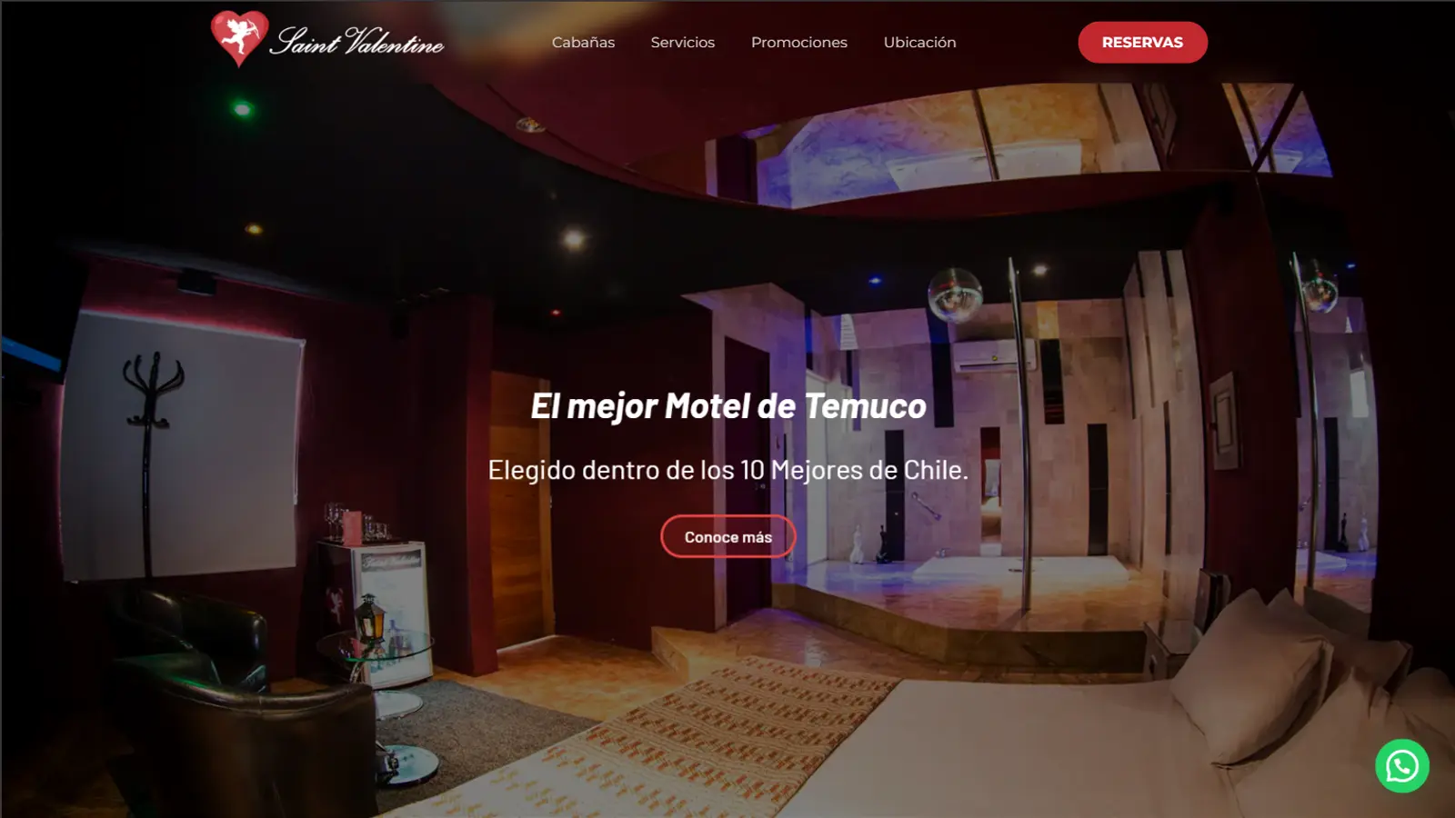 Sitio web Saint Valentine